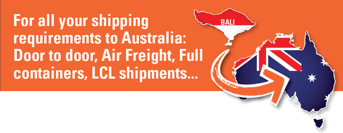 Shipping Bali to Australia